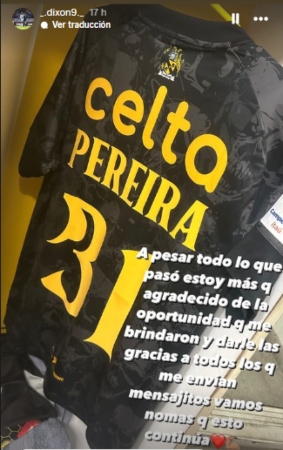 El mensaje que dejó Dixon Pereira tras jugada con Maximiliano Falcón
