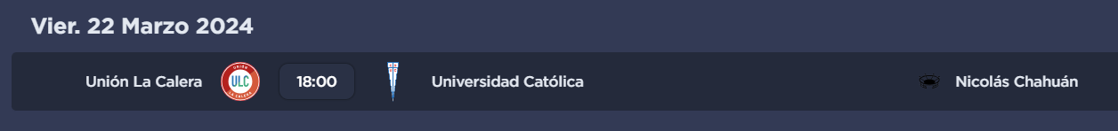 ANFP oficializó reprogramación del partido pendiente entre La Calera y la UC
