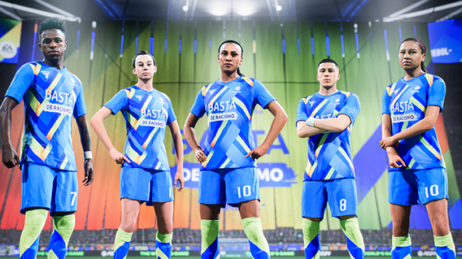 Conmebol llevó su mensaje contra el racismo al videojuego EA Sports FC