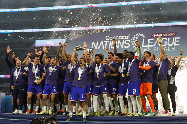 Estados Unidos se burló de México tras obtener su tricampeonato en la Nations League de Concacaf
