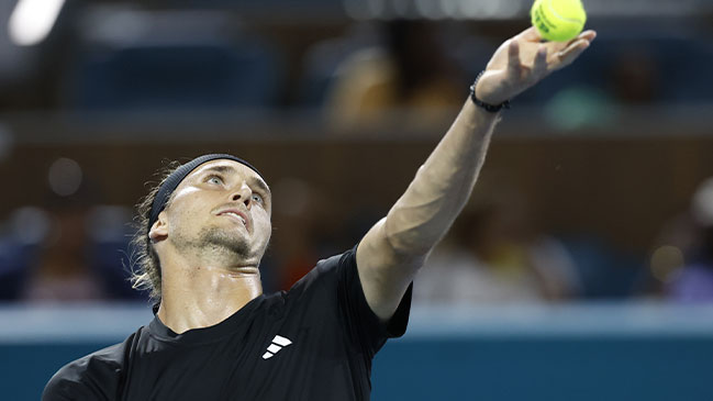 Alexander Zverev le pasó por encima a Khachanov y sigue firme en Miami