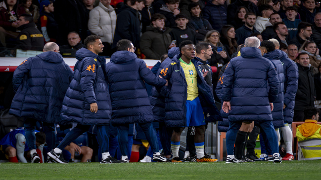 Vinicius Júnior sumó nueva polémica en duelo entre Brasil y España