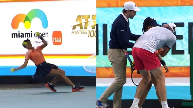 Lindo gesto: Jarry se acercó a ayudar a pasapelotas tras darle un pelotazo involuntario