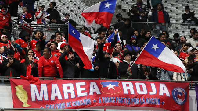 En Francia destacaron el potente aliento de la hinchada de la Roja en el amistoso en Marsella