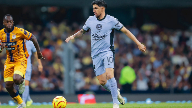 Diego Valdés se demoró 17 minutos en volver a anotar con Club América