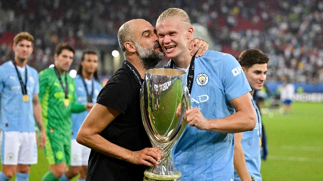 Guardiola defiende a Haaland tras críticas recibidas por su falta de gol frente al Arsenal