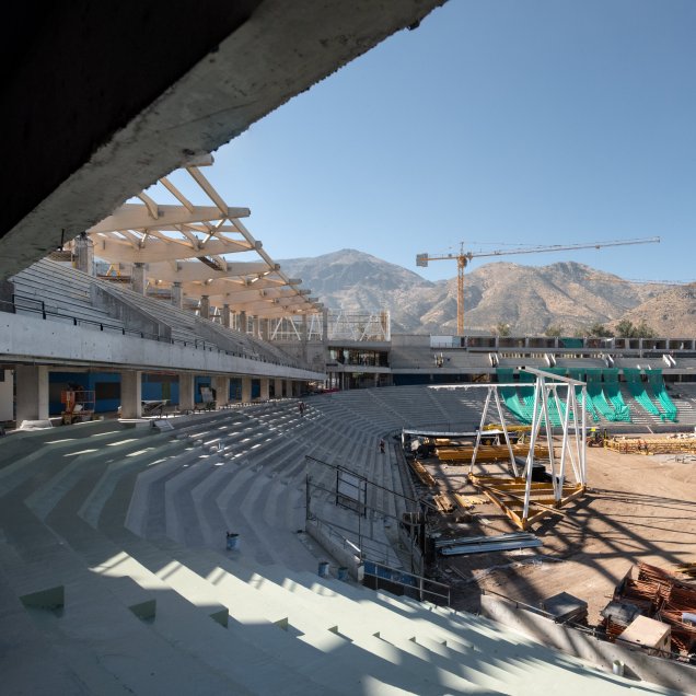 Universidad Católica mostró importantes avances en las obras de su nuevo estadio