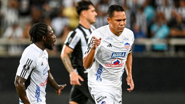 Carlos Bacca lideró a Junior de Barranquilla en su triunfo sobre Botafogo
