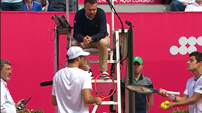 La gran polémica de la que resultó beneficiado Cristian Garín en Estoril