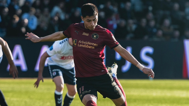 Darío Osorio fue incluido en el equipo ideal de la Fecha 24 en Dinamarca