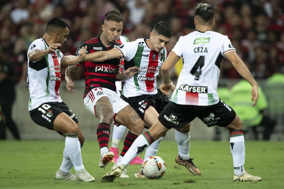 La derrota que sufrió Palestino a manos de Flamengo en el Estadio Maracaná