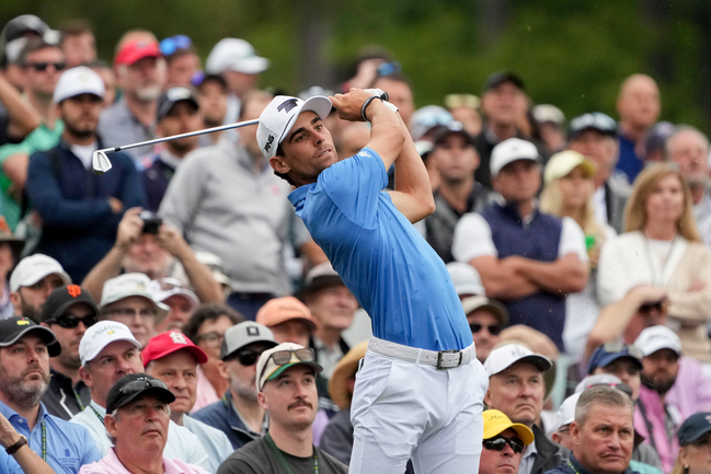 Joaquín Niemann terminó en el top ten en la primera jornada del Masters de Augusta