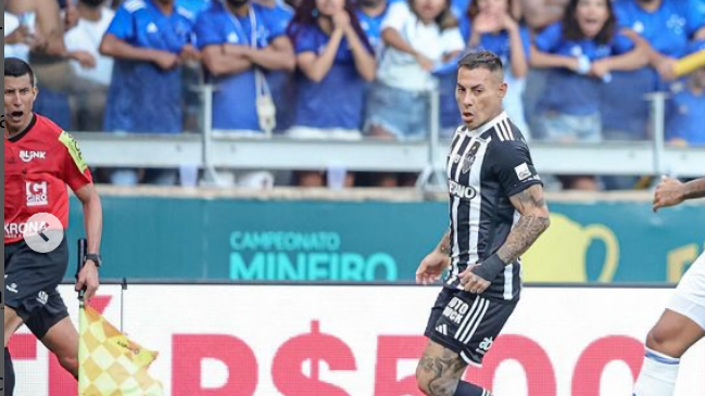 Eduardo Vargas tuvo participación en empate de Atlético Mineiro con Criciúma en el Brasileirao