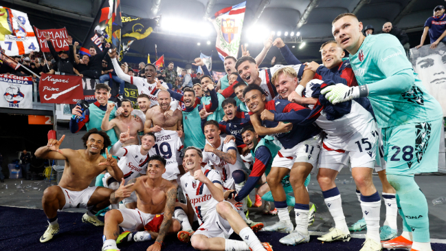 Bologna venció a Roma y se perfila para clasificar a la Champions League