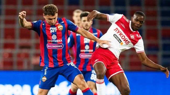CSKA contó con Felipe Méndez y Víctor Dávila en empate con Spartak en el Gran derbi de Moscú