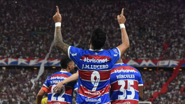 Juan Martin Lucero fue ovacionado en la goleada de Fortaleza a Boca Juniors