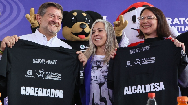 Autoridades dieron puntapié inicial al Maratón de Santiago 2024