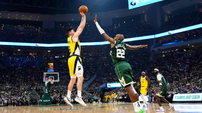 NBA: Bucks fulminó a Pacers en el quinto partido de playoffs