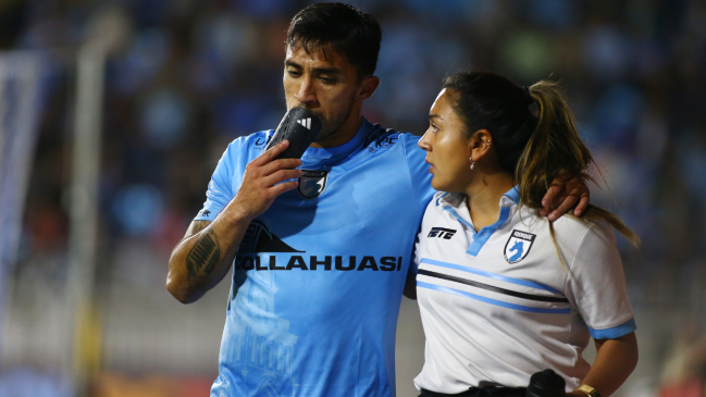 Edson Puch ratificó su ausencia ante U. de Chile y el tiempo que estará fuera de las canchas