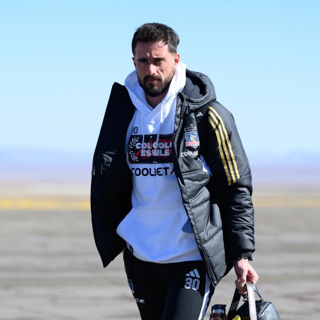 La llegada de Colo Colo a El Salvador para el duelo ante Cobresal