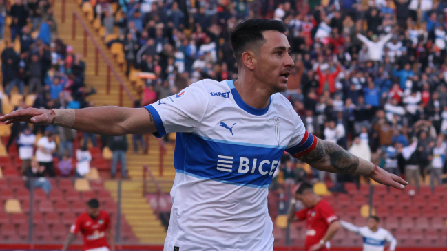 Fernando Zampedri igualó a Alberto Foiulloux en la tabla de goleadores históricos de la UC