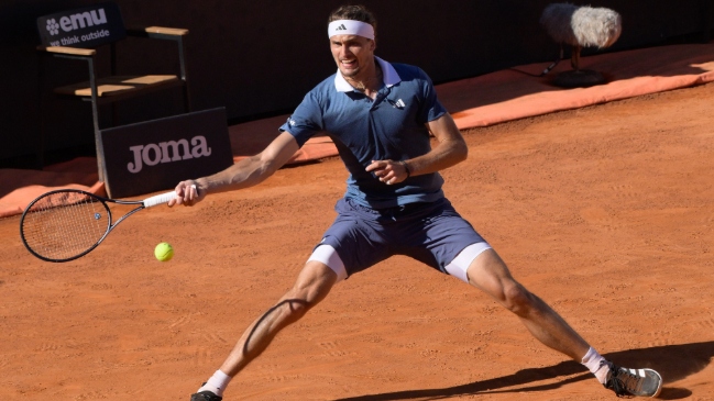 Alexander Zverev destacó el juego de Alejandro Tabilo tras alcanzar la final del Masters 1000 de Roma