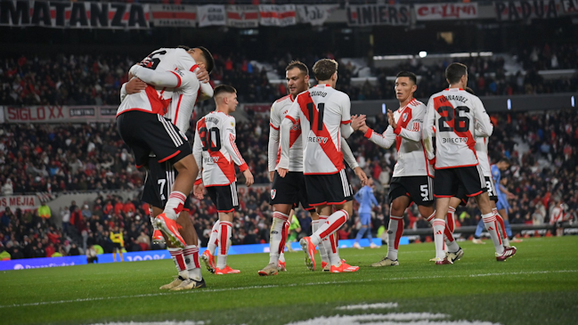 Liga argentina: River Plate y Paulo Díaz festejaron un triunfazo en duelo de chilenos ante Belgrano