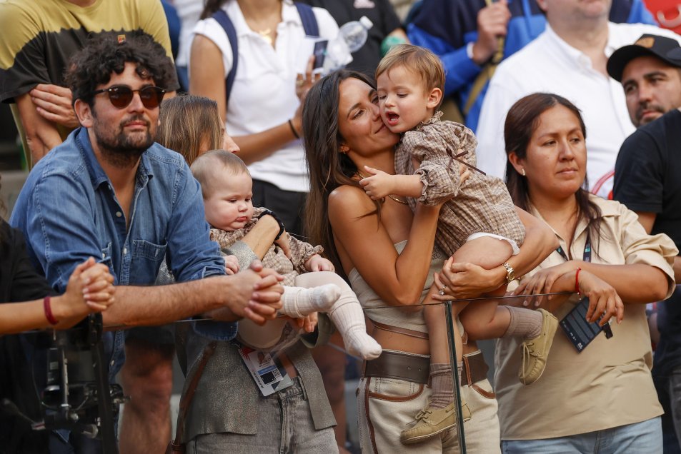 Jarry vivió un lindo momento en familia tras disputar su primera final de Masters 1000