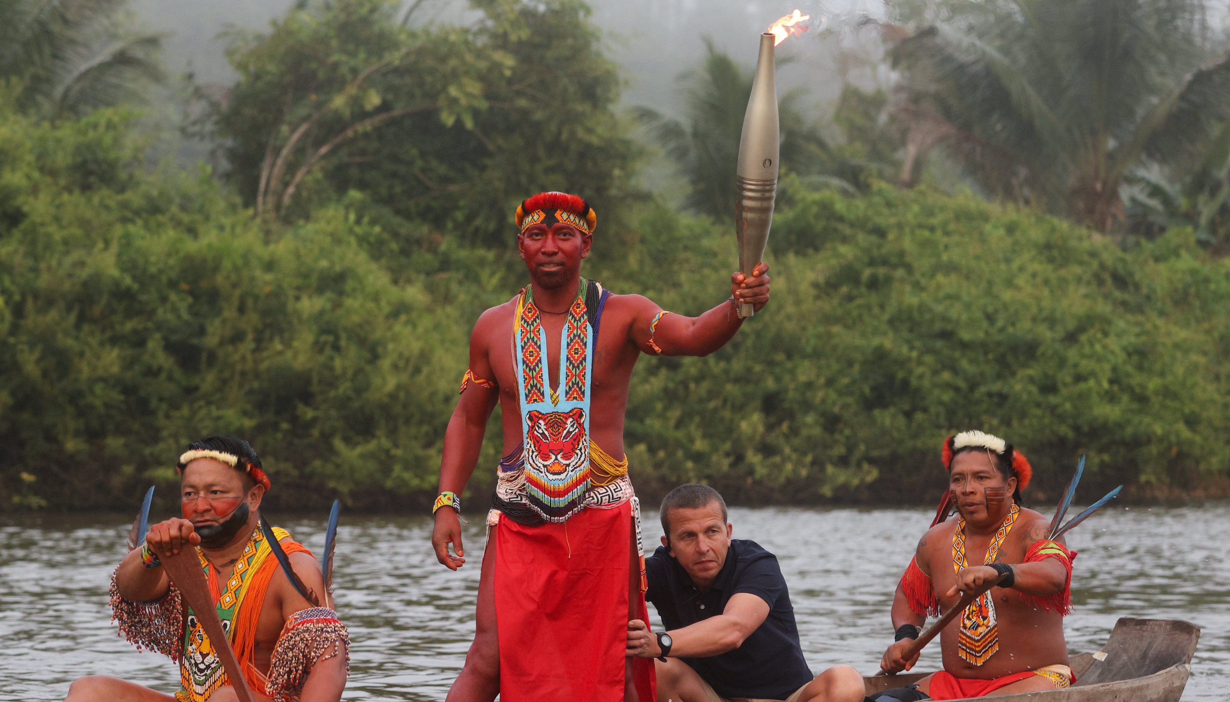 París 2024: La llama Olímpica llegó a Sudamérica ¿Por qué, si los Juegos son en Francia?