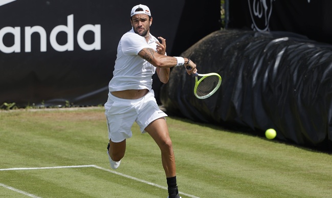 Berretini sabía que estaba atrasado y se puso rápidamente al día en Halle