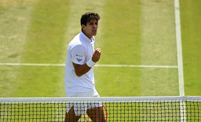 Garin vs Barrios: Al final pasó un ‘Tanque’ en el duelo de chilenos en Wimbledon