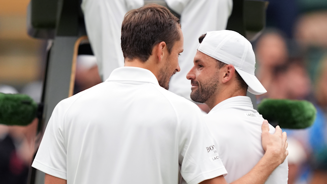 Grigor Dimitrov tuvo que despedirse de Wimbledon por una ingrata razón