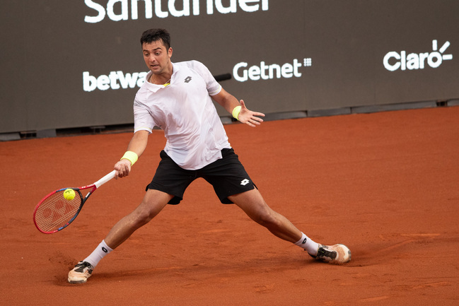 Tomás Barrios contó con una cuota de fortuna para meterse en semifinales del challenger de Trieste