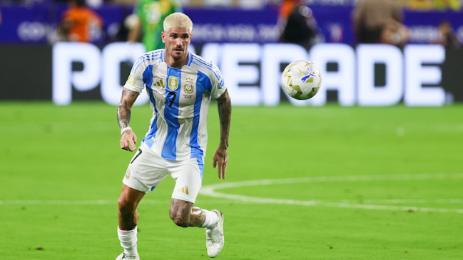 Rodrigo De Paul NINGUNÉO bicampeonato de Chile tras ganar la Copa América