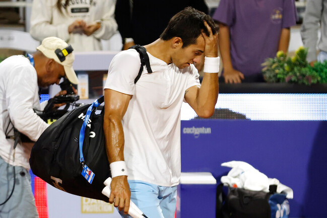 Cristian Garin no levanta su campaña en el circuito de la Atp