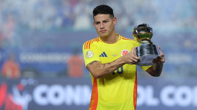 El sentido mensaje de James Rodríguez tras perder la final de Copa América