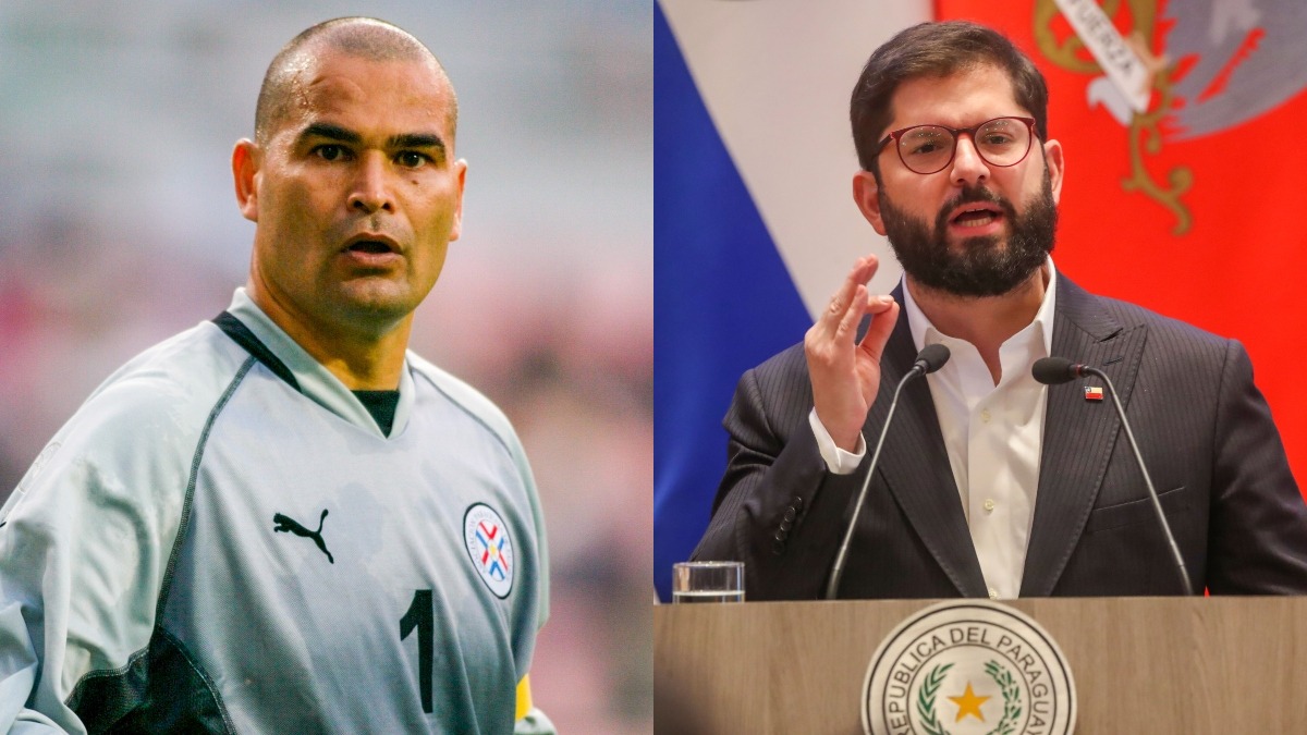 José Luis Chilavert aplaudió la ironía del Presidente Gabriel Boric en contra de Conmebol