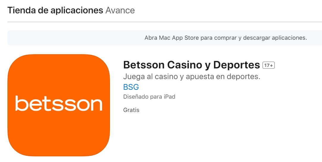 App Betsson Chile