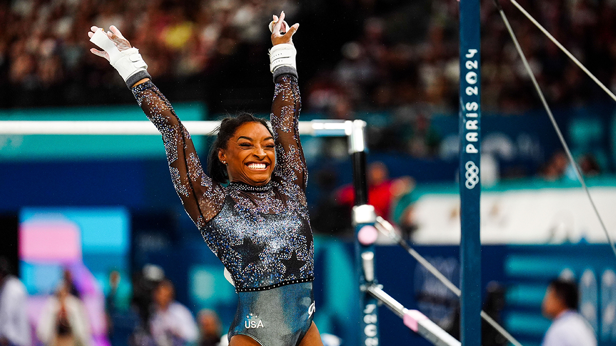 Simone Biles “enamoró” a París en su regreso a los Juegos Olímpicos