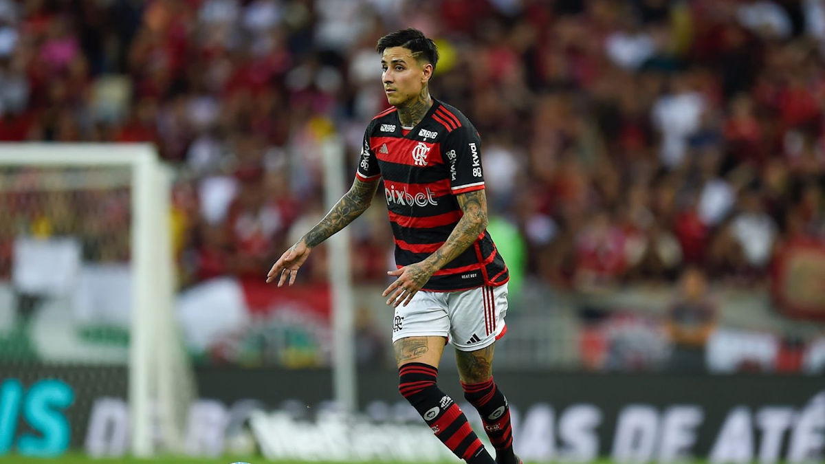Erick Pulgar comandó el mediocampo en sólido triunfo de Flamengo en el Brasileirao