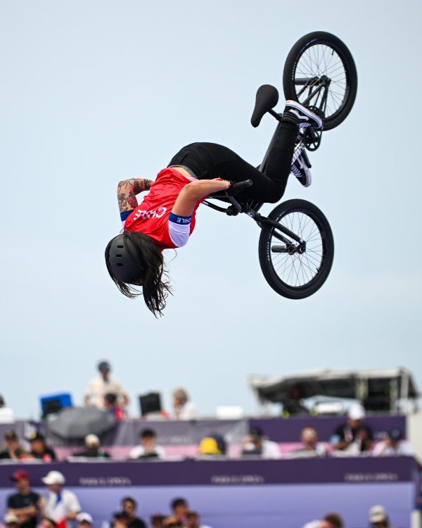 ¡TREMENDA! Macarena Pérez logró diploma olímpico con extraordinaria participación en el BMX freestyle de París 2024