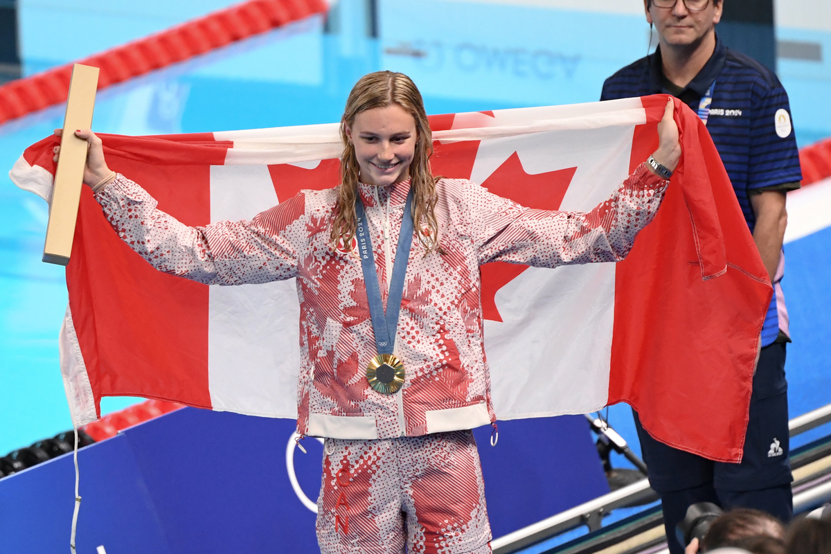 Summer McIntosh: Con tan solo 17 años brilla en la natación de París 2024