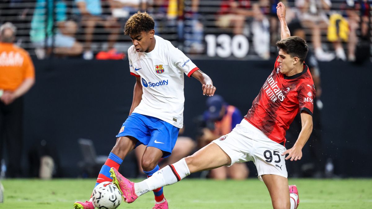 Barcelona y AC Milan animaron uno de los mejores partidos de la pretemporada