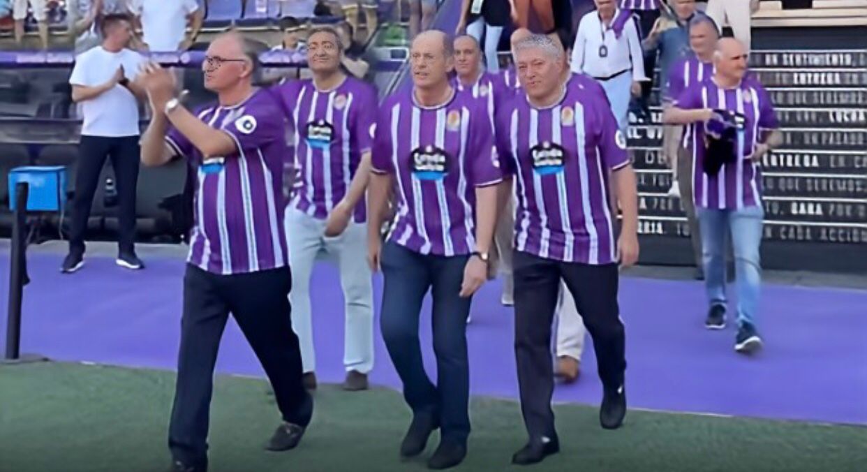 Pato Yáñez fue ovacionado en increíble homenaje en Valladolid