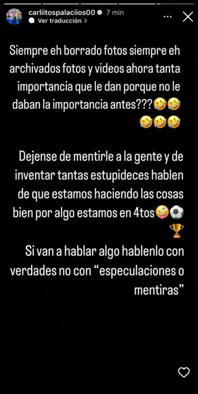 Carlos Palacios desahogó su gran molestia en medio de su continuidad en Colo Colo