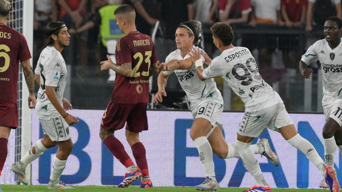 Empoli sorprendió a Roma en la capital italiana y logró tres puntos de oro en el Calcio