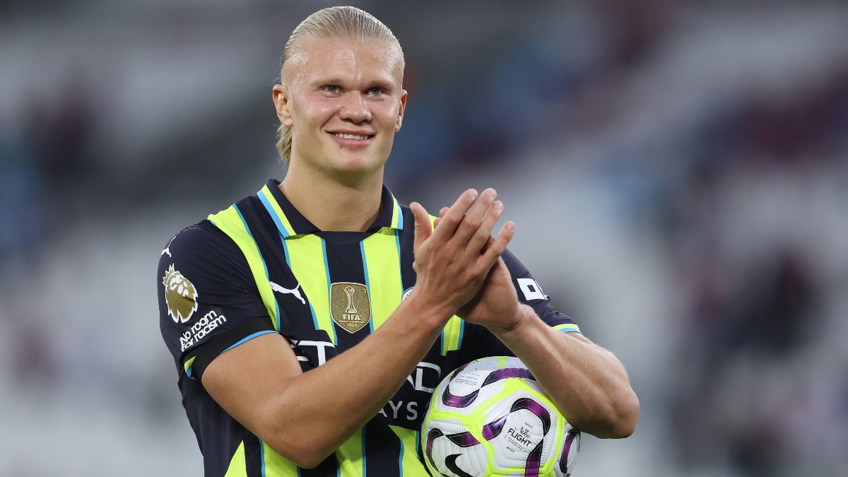 Erling Haaland vivio una noche de ensueño en Manchester City