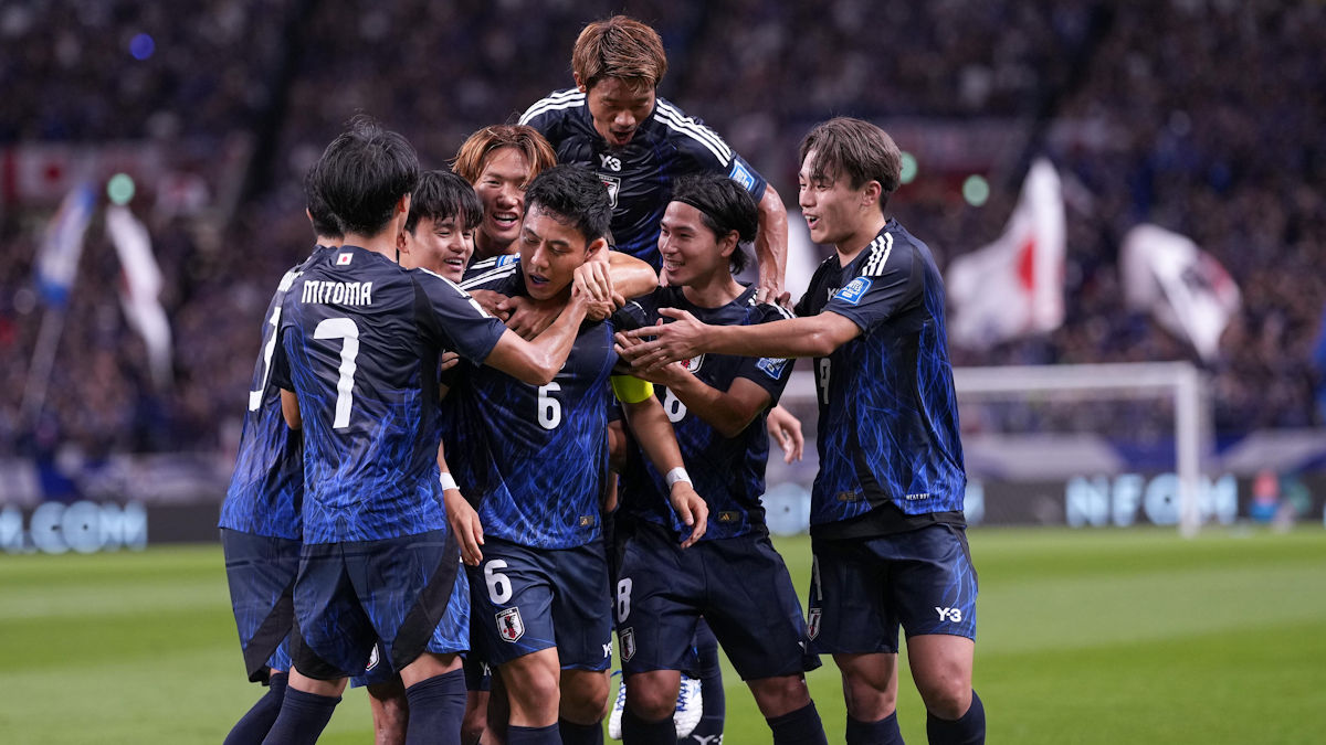 Japón vapuleó a China en la tercera fase de las Clasificatorias Asiáticas al Mundial de 2026