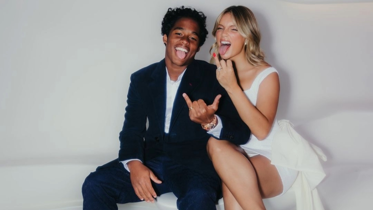 Endrick se casó a sus 18 años con su novia Gabriely Miranda