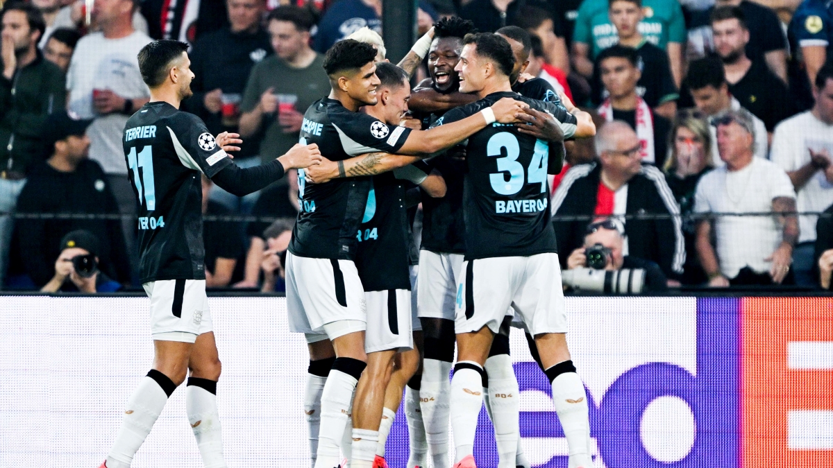 El Bayer Leverkusen de Xabi Alonso goleó a Feyenoord en la Champions League